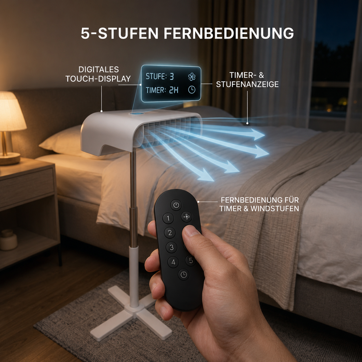 SommerLeicht™ Bettdecken Ventilator - NEU!