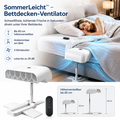 SommerLeicht™ Bettdecken Ventilator - NEU!
