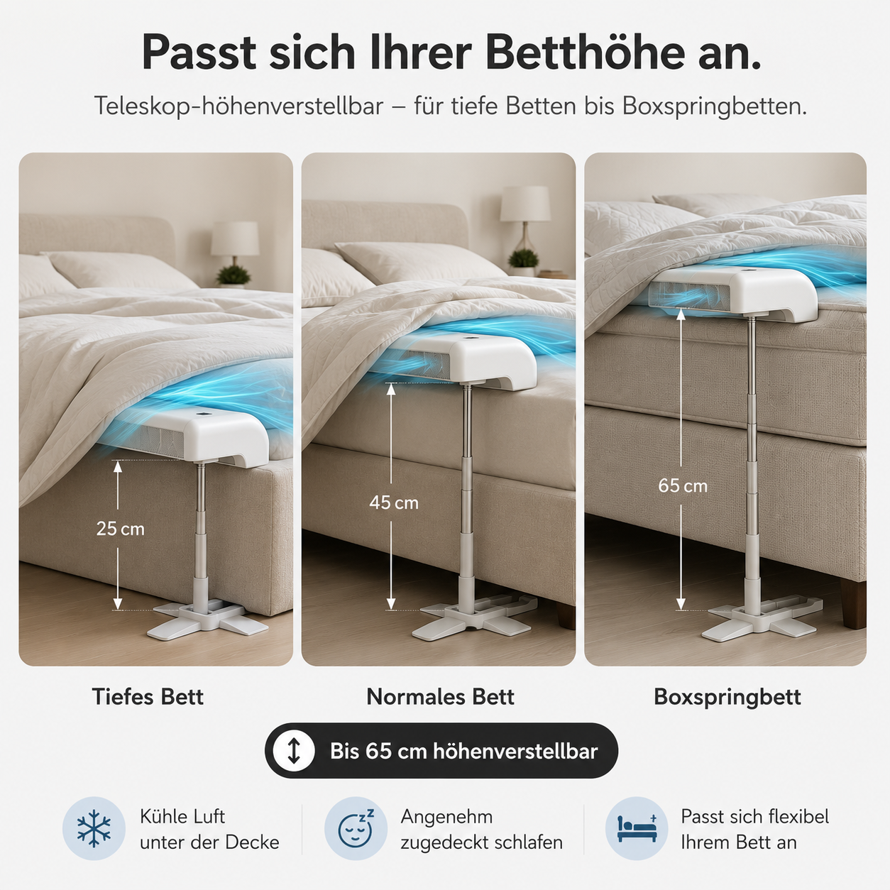 SommerLeicht™ Bettdecken Ventilator - NEU!