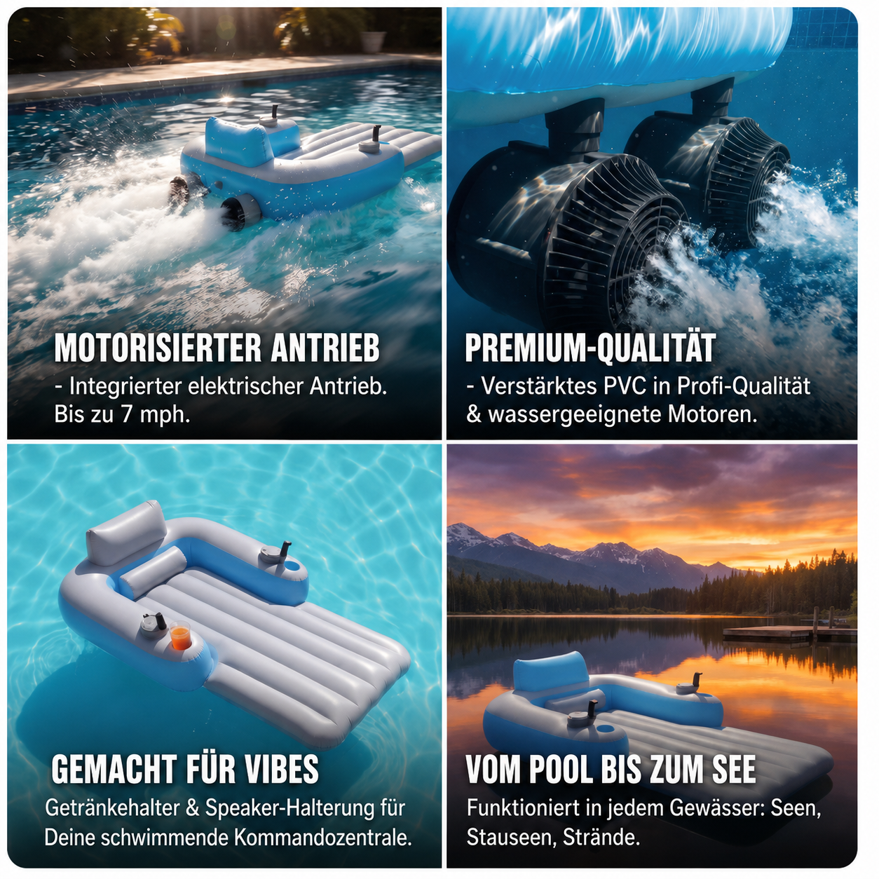 Aqua JetLounger™ motorisierte Wasserliege