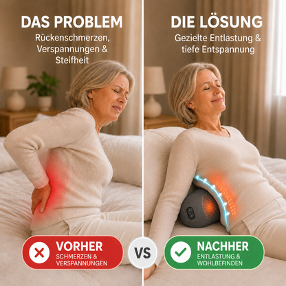 PhysioBack™ 3in1 Rücken Massagekissen - NEU!