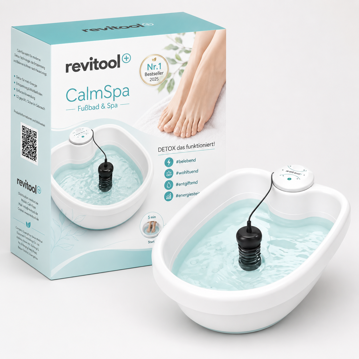 Revitool "CalmSpa" Fußbad & Spa