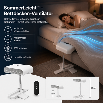 SommerLeicht™ Bettdecken Ventilator - NEU!