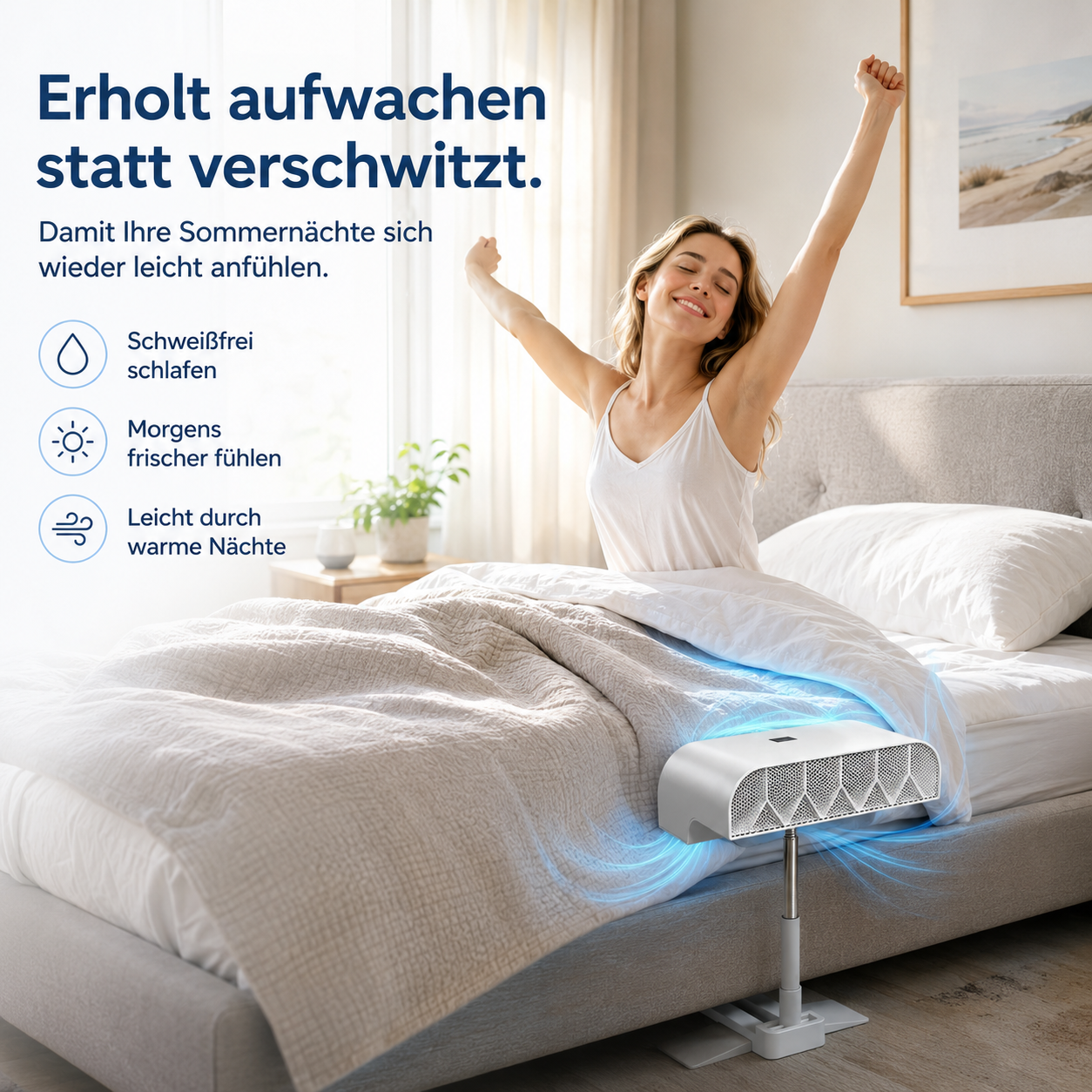 SommerLeicht™ Bettdecken Ventilator - NEU!