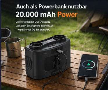 ClipCool - Tragbarer Taillenventilator mit Akku – Starker Mehrstufen-Wind