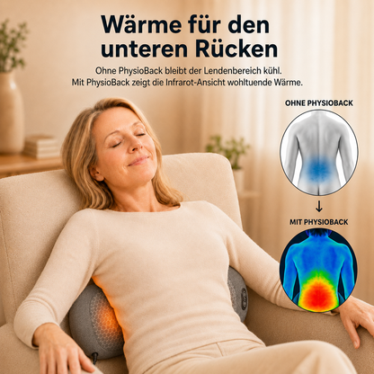 PhysioBack™ 3in1 Rücken Massagekissen - NEU!