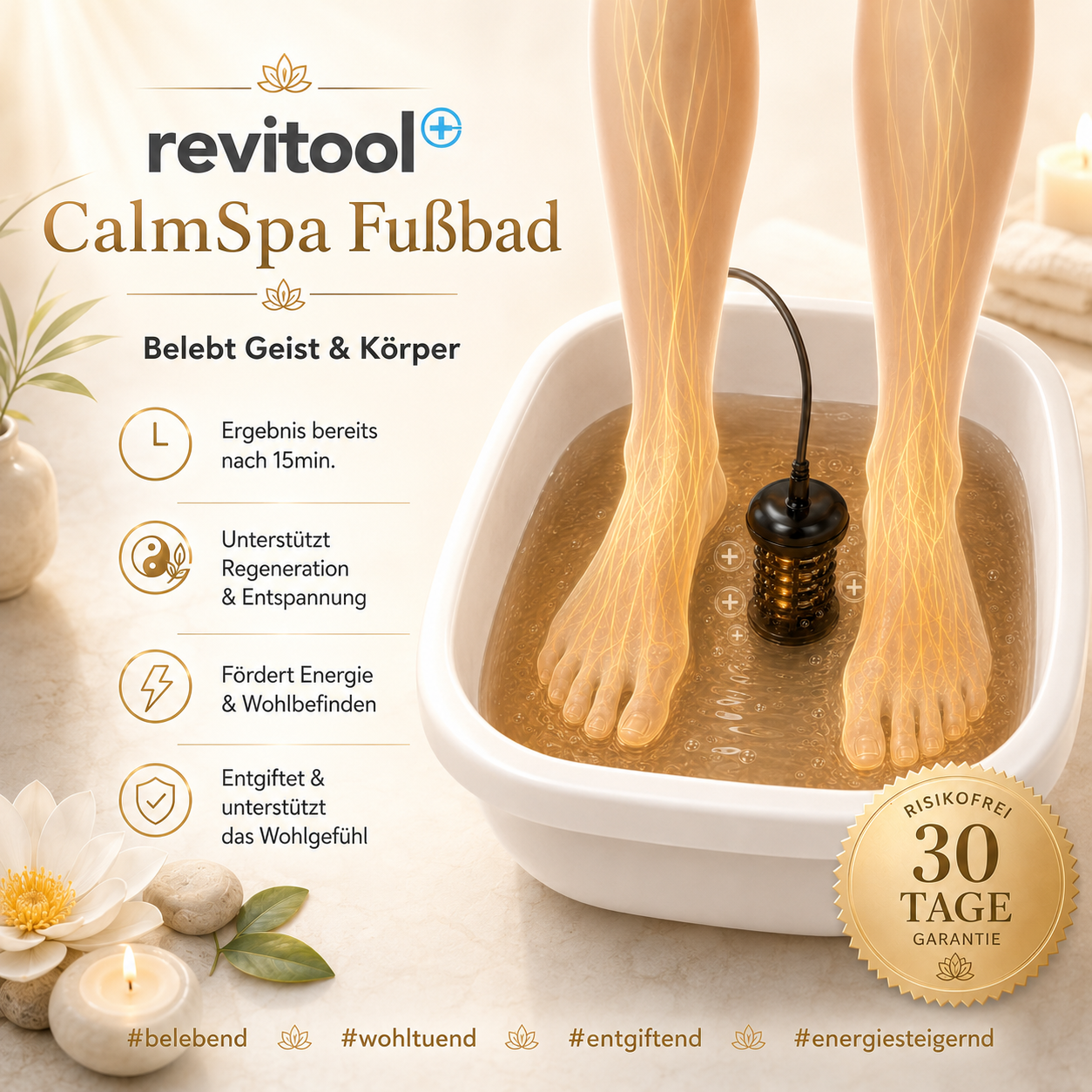 Revitool "CalmSpa" Fußbad & Spa